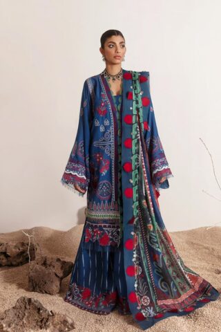 Selene By Republic WomensWear Embroidered Luxury Lawn Unstitched 3 Piece Suit 12B Mayra - Summer Collection