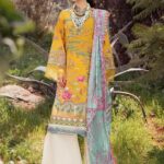Selene By Republic WomensWear Embroidered Luxury Lawn Unstitched 3 Piece Suit 04B Nargis - Summer Collection