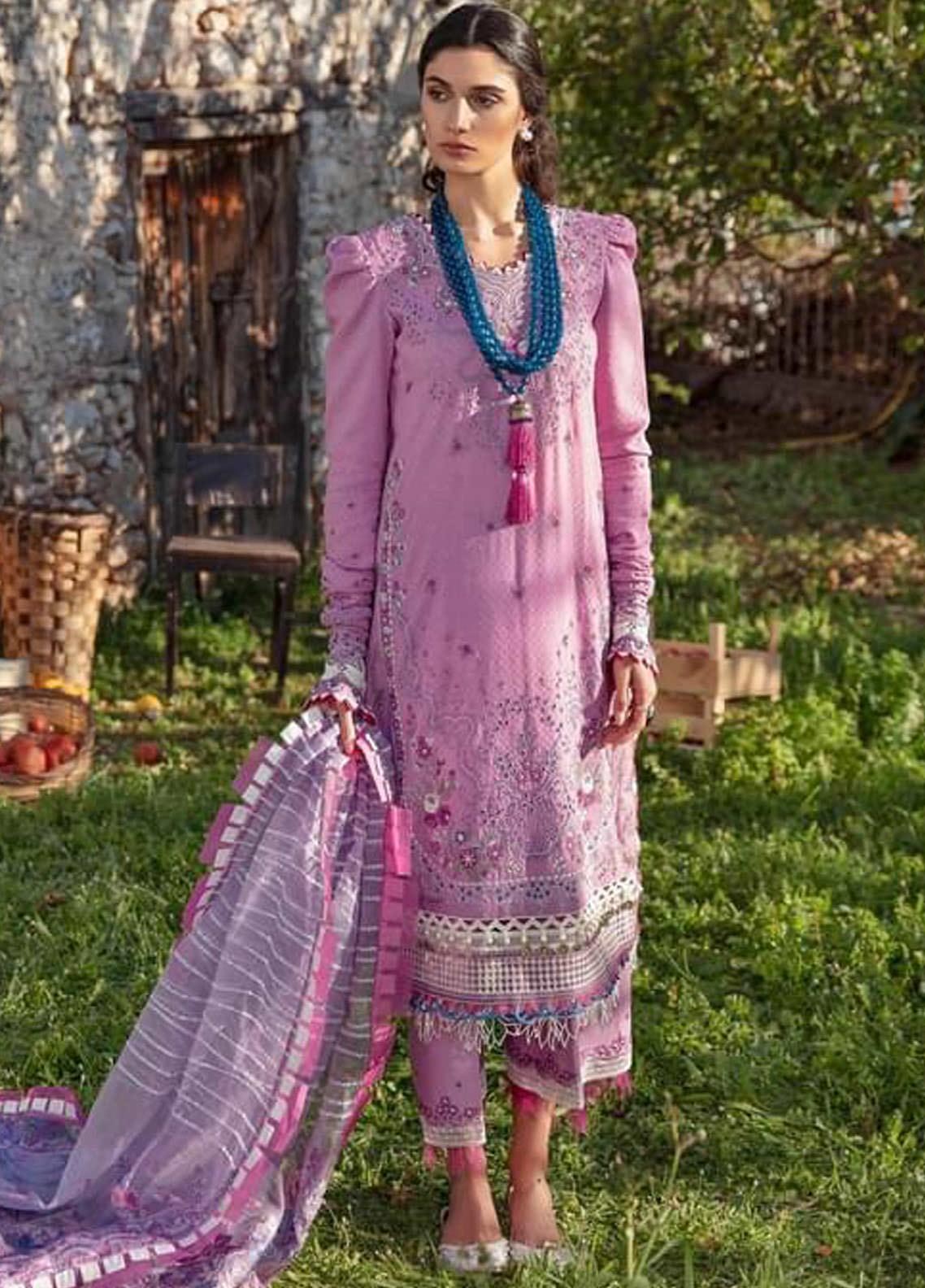 Selene By Republic WomensWear Embroidered Lawn Suits Unstitched 3 Piece RW21S Rinaz B - Luxury Collection main image 1