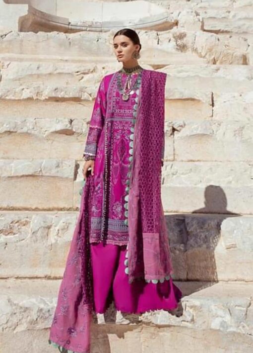 Selene By Republic WomensWear Embroidered Luxury Lawn Unstitched 3 Piece Suit 03A Shahwar - Summer Collection