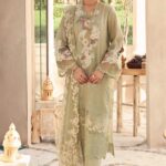 Elaf Schiffli Embroidered Lawn Unstitched 3 Piece Suit 2021 05 - Luxury Collection