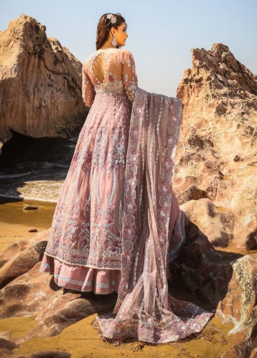Alif by AJR Couture Embroidered Chiffon Unstitched 3 Piece Suit 07 - Wedding Collection