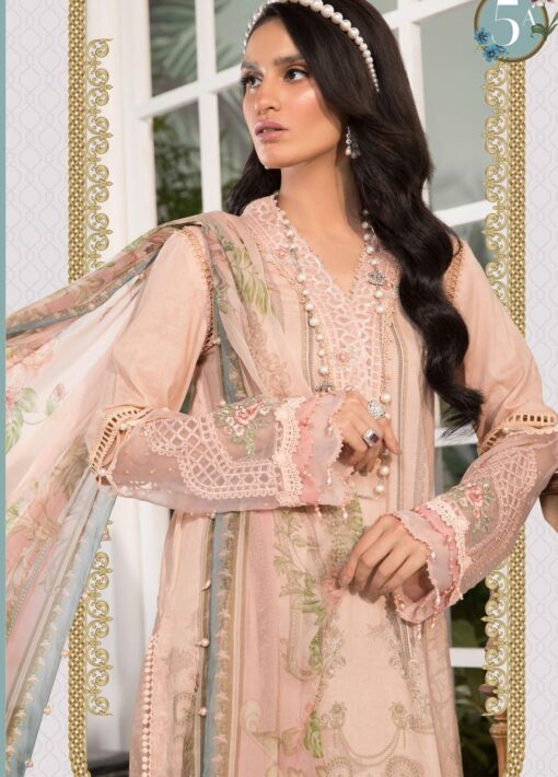 Mprints by Maria B Printed Lawn Unstitched 3 Piece Suit 2021 1105 A - Summer Collection