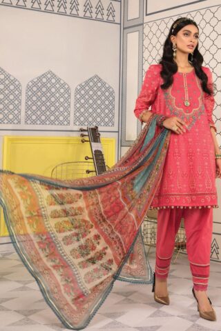 Mprints by Maria B Printed Lawn Unstitched 3 Piece Suit 2021 1111 B - Summer Collection