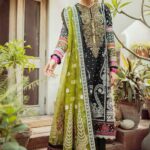 Maryam Hussain Embroidered Lawn Suit Unstitched 3 Piece 2021 01 Naghma - Festive Collection