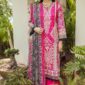 Maryam Hussain Embroidered Lawn Suit Unstitched 3 Piece 2021 04 Rania – Festive Collection