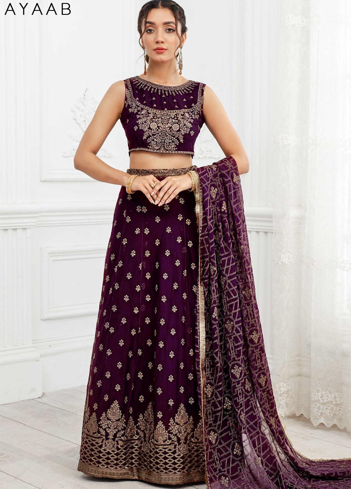 Dastoor by Zarif Embroidered Chiffon Suit Unstitched 3 Piece 06 - Luxury Collection