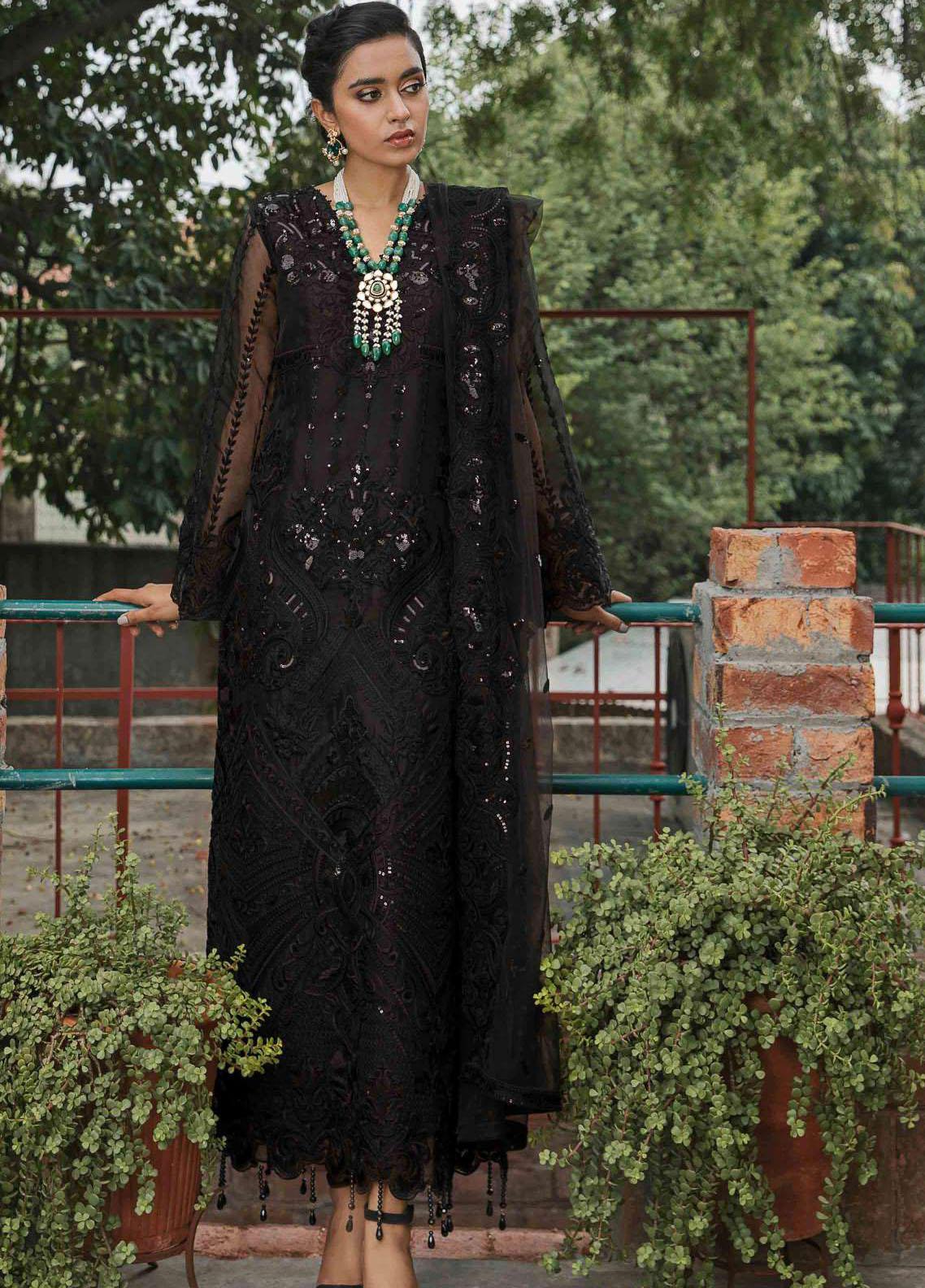 Suraj Garh by Imrozia Premium Embroidered Organza Suit Unstitched 3 Piece I-148 PREET - Wedding Collection