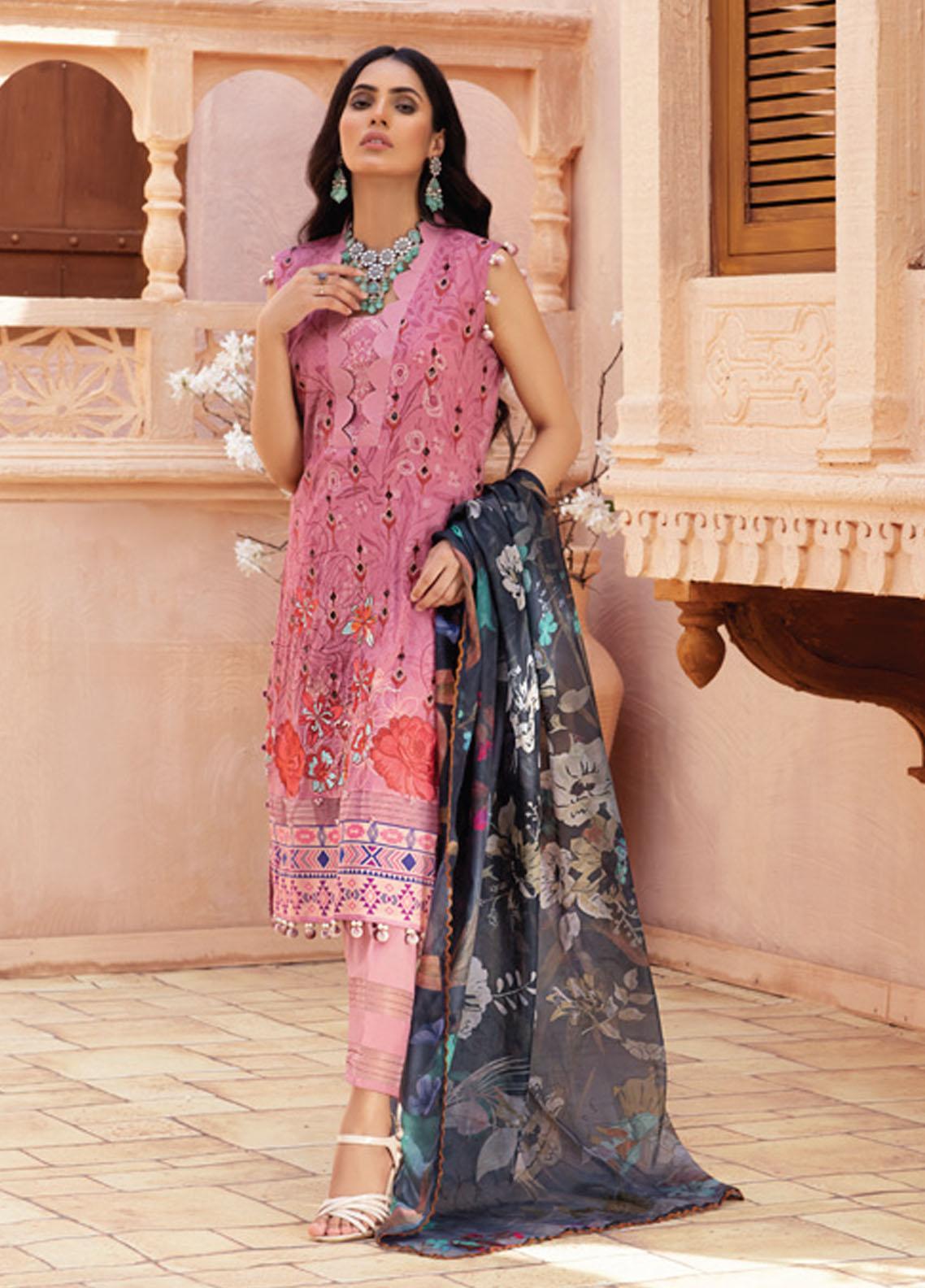 Festive Hues By Al Zohaib Embroidered Lawn Suit Unstitched 3 Piece 11 - Summer Collection