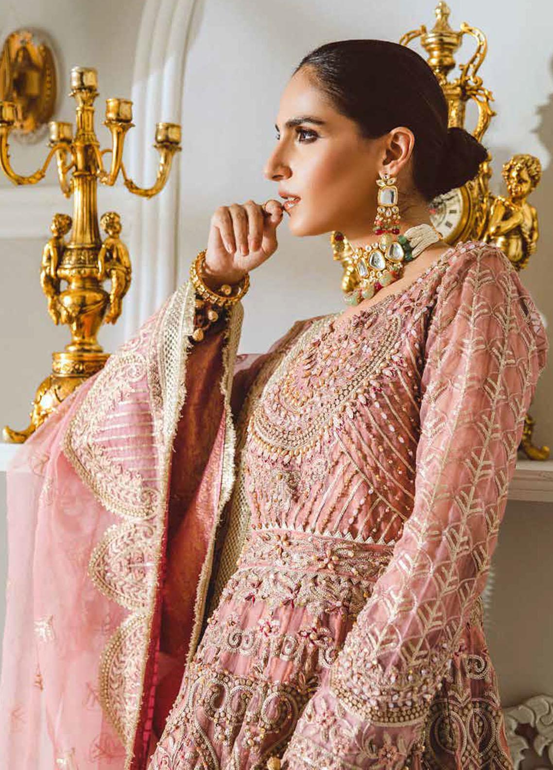 Maryum N Maria Embroidered Net Suit Unstitched 3 Piece MFF0001 BLINGY TUNES - Luxury Collection