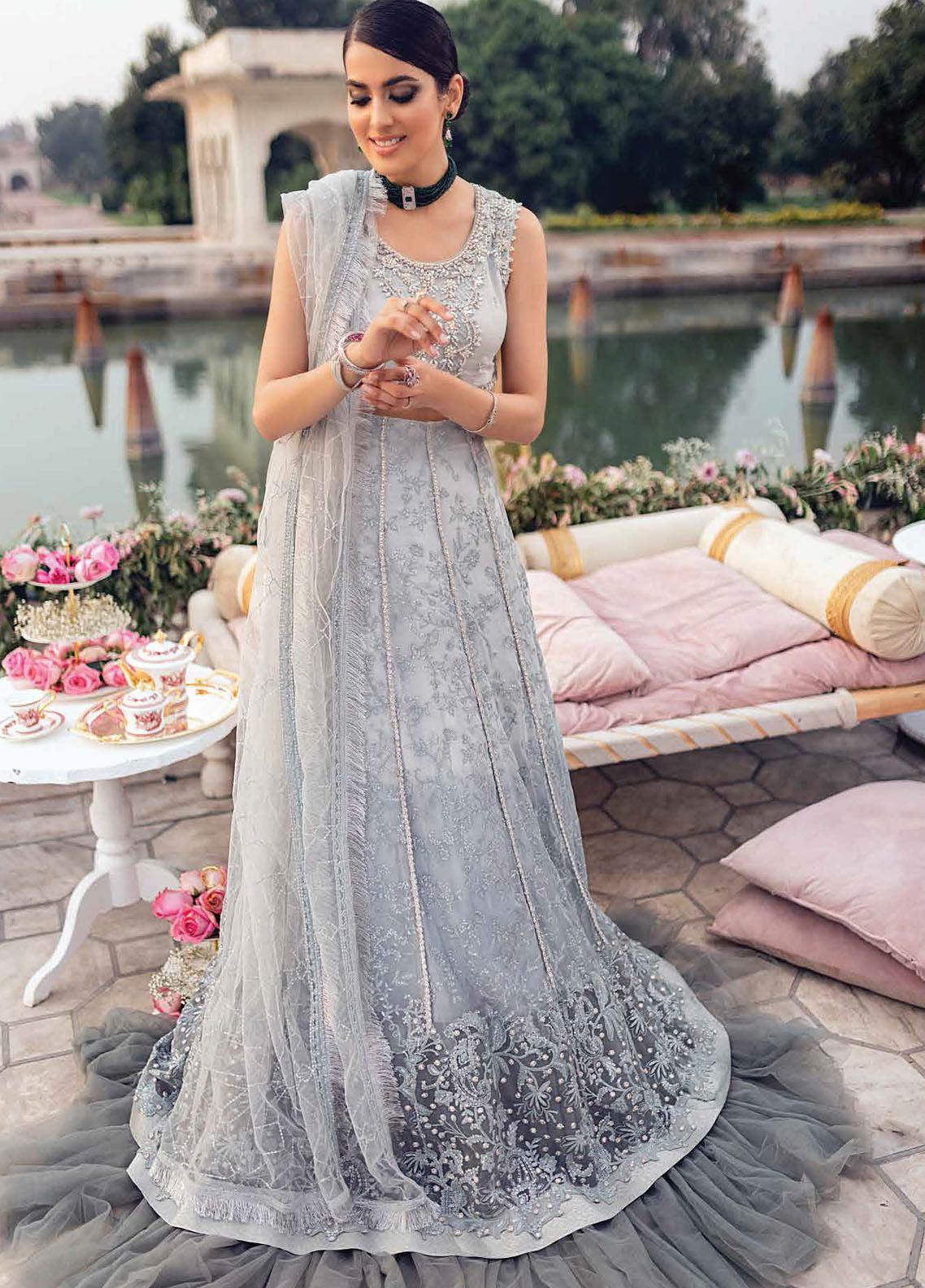Mushq Embroidered Chiffon Suit Unstitched 3 Piece 03 CHANDNI - Luxury Collection