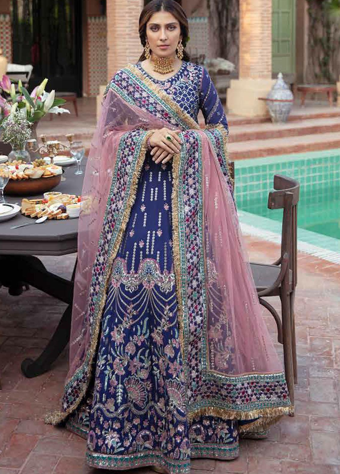 Afrozeh Embroidered Raw Silk Suit Unstitched 3 Piece 03 ANOUSH - Wedding Collection