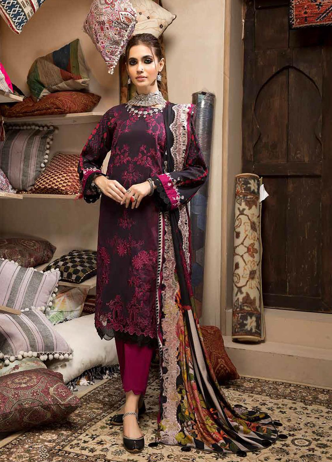 Charizma Embroidered Khaddar Suit Unstitched 3 Piece 09 - Winter Collection