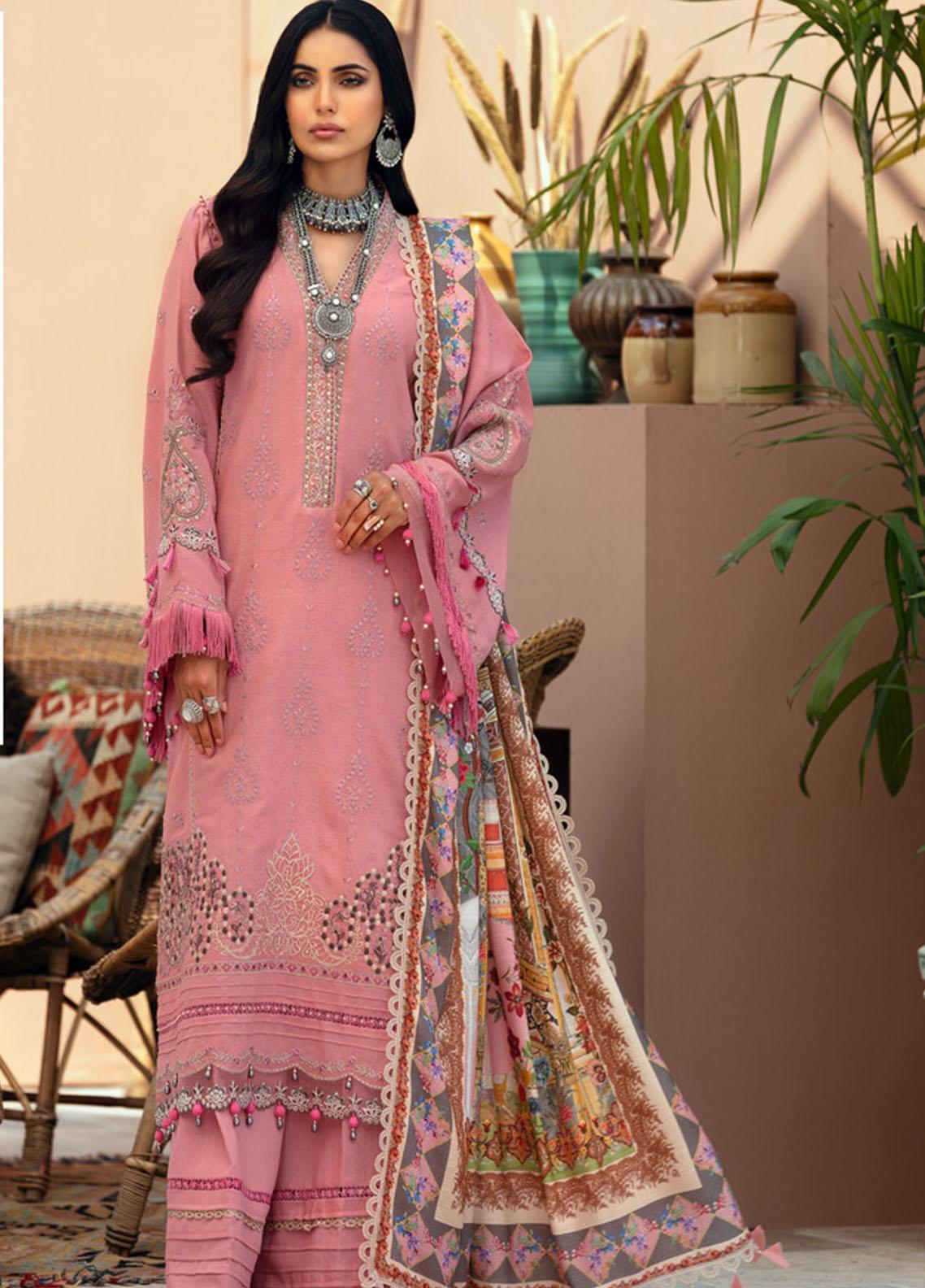 Noor by Saadia Asad Embroidered Karandi Suit Unstitched 3 Piece 08 - Winter Collection