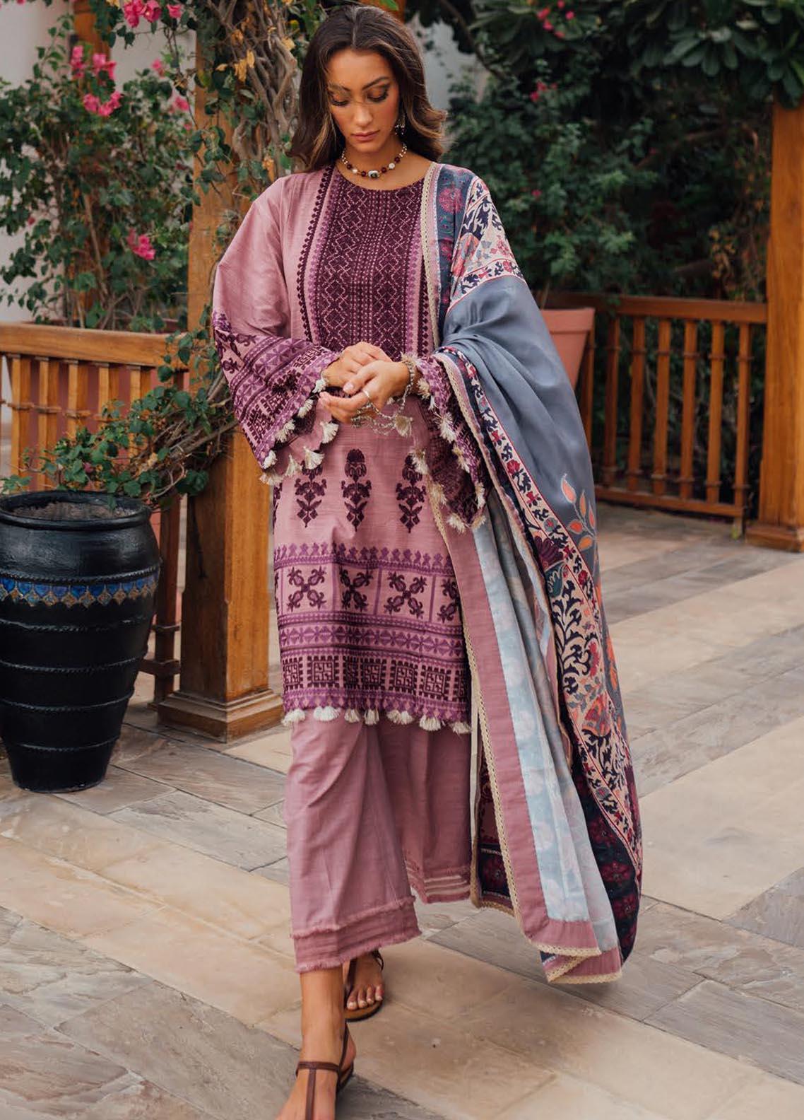 Saira Rizwan Embroidered Khaddar Suit Unstitched 3 Piece 05 MARASH - Winter Collection