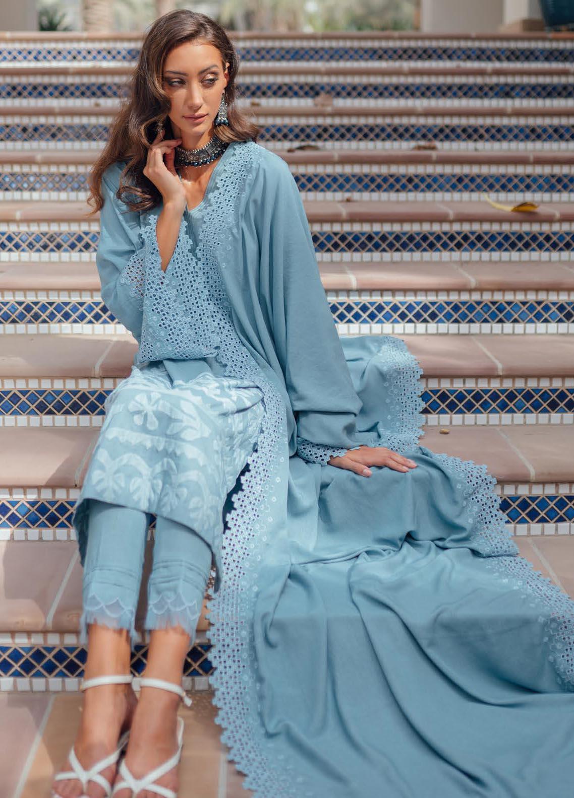 Saira Rizwan Embroidered Khaddar Suits Unstitched 3 Piece SR23WU SR-08 Soha - Winter Collection