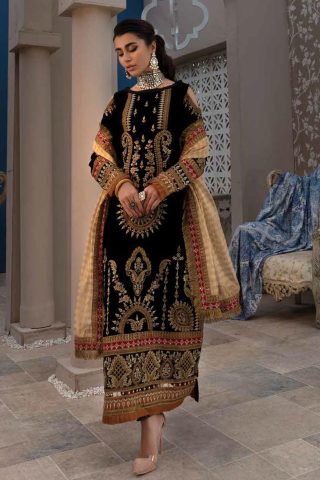 Sauve by Emaan Embroidered Organza Suit Unstitched 3 Piece EA24S Aruna - Summer Collection