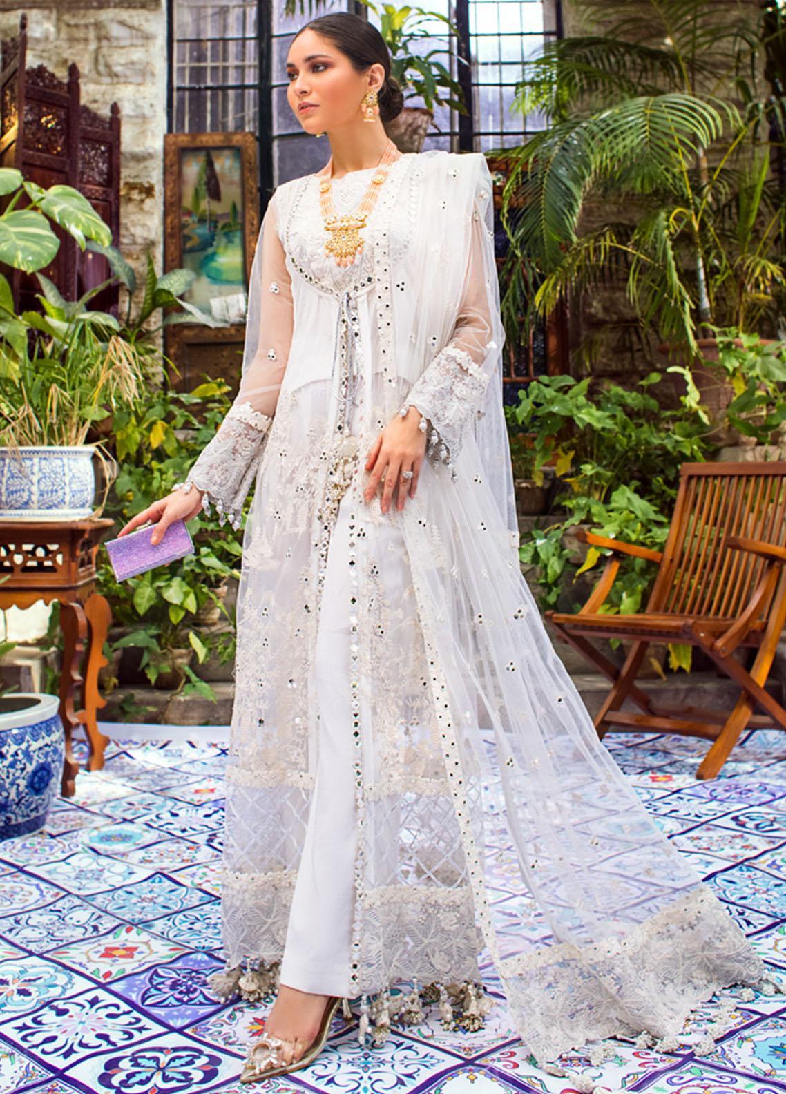 Al Zohaib Embroidered Net Suit Unstitched 3 Piece 07 Sephora - Wedding ...