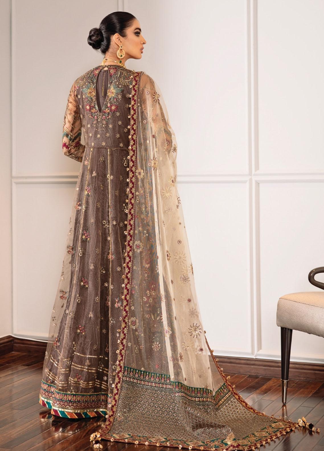 Baroque Chantelle Embroidered Net Suit Unstitched 3 Piece 02 - Luxury Collection