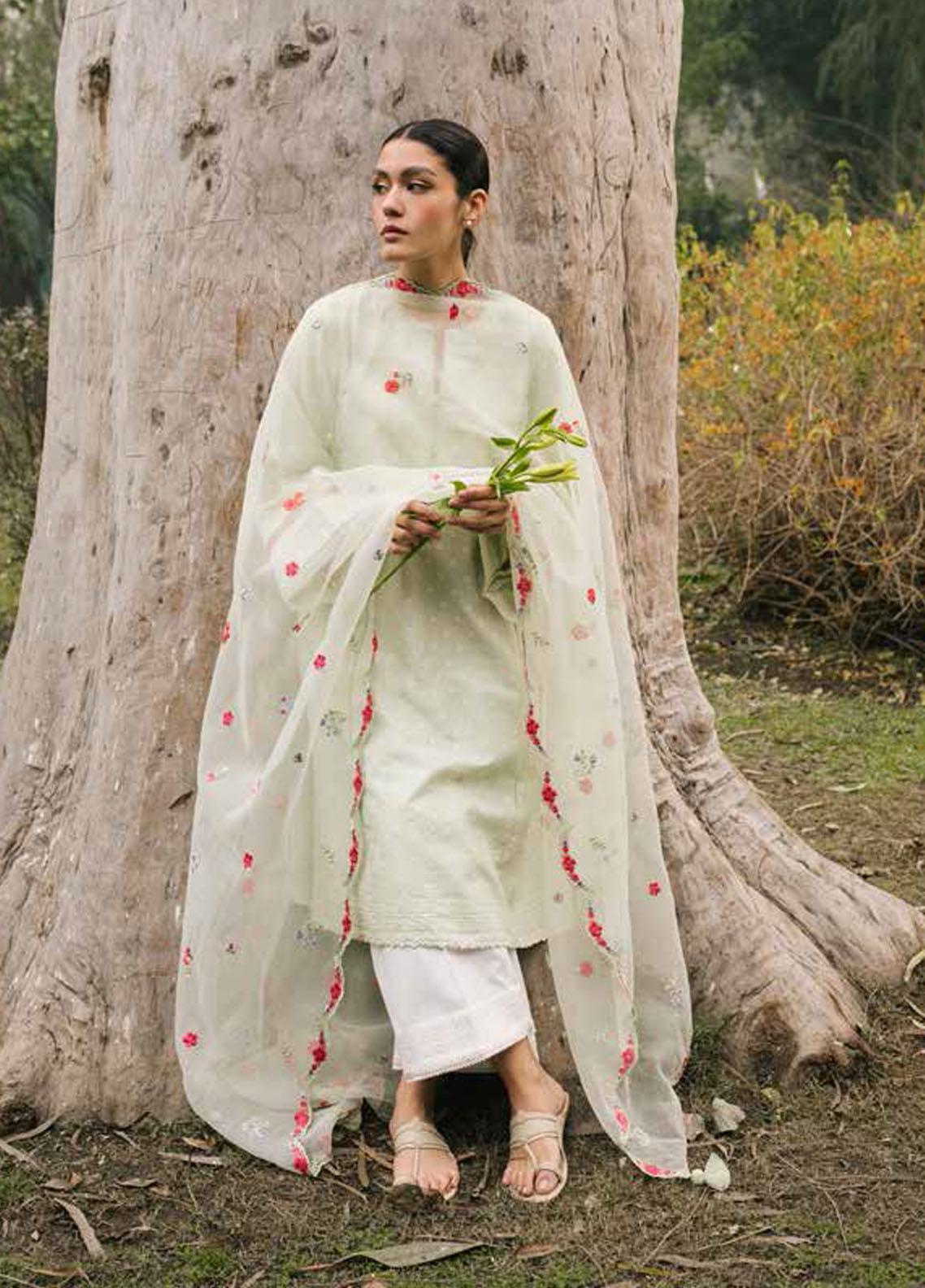 Coco By Zara Shahjahan Embroidered Lawn Suit Unstitched 3 Piece 6B CZSL22 – Summer Collection