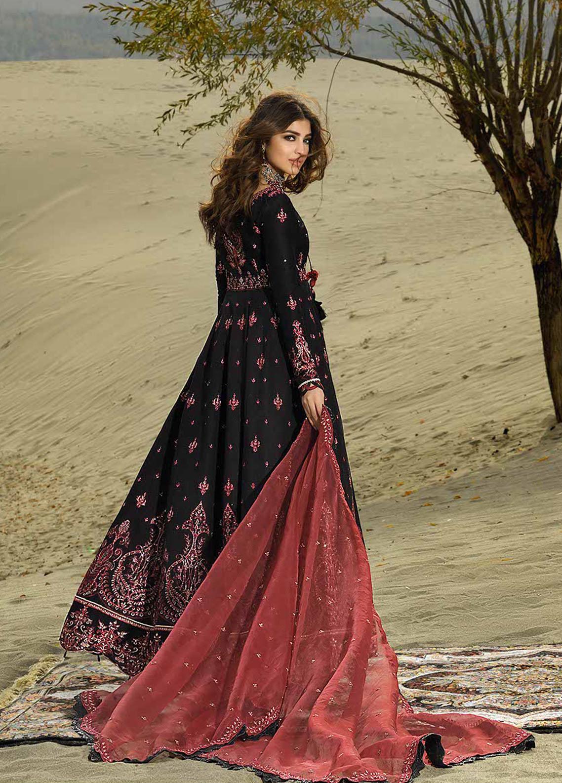 Shehr-e-Yaar By Asim Jofa Embroidered Lawn Suit Unstitched 3 Piece 14 AJSL22 - Luxury Collection