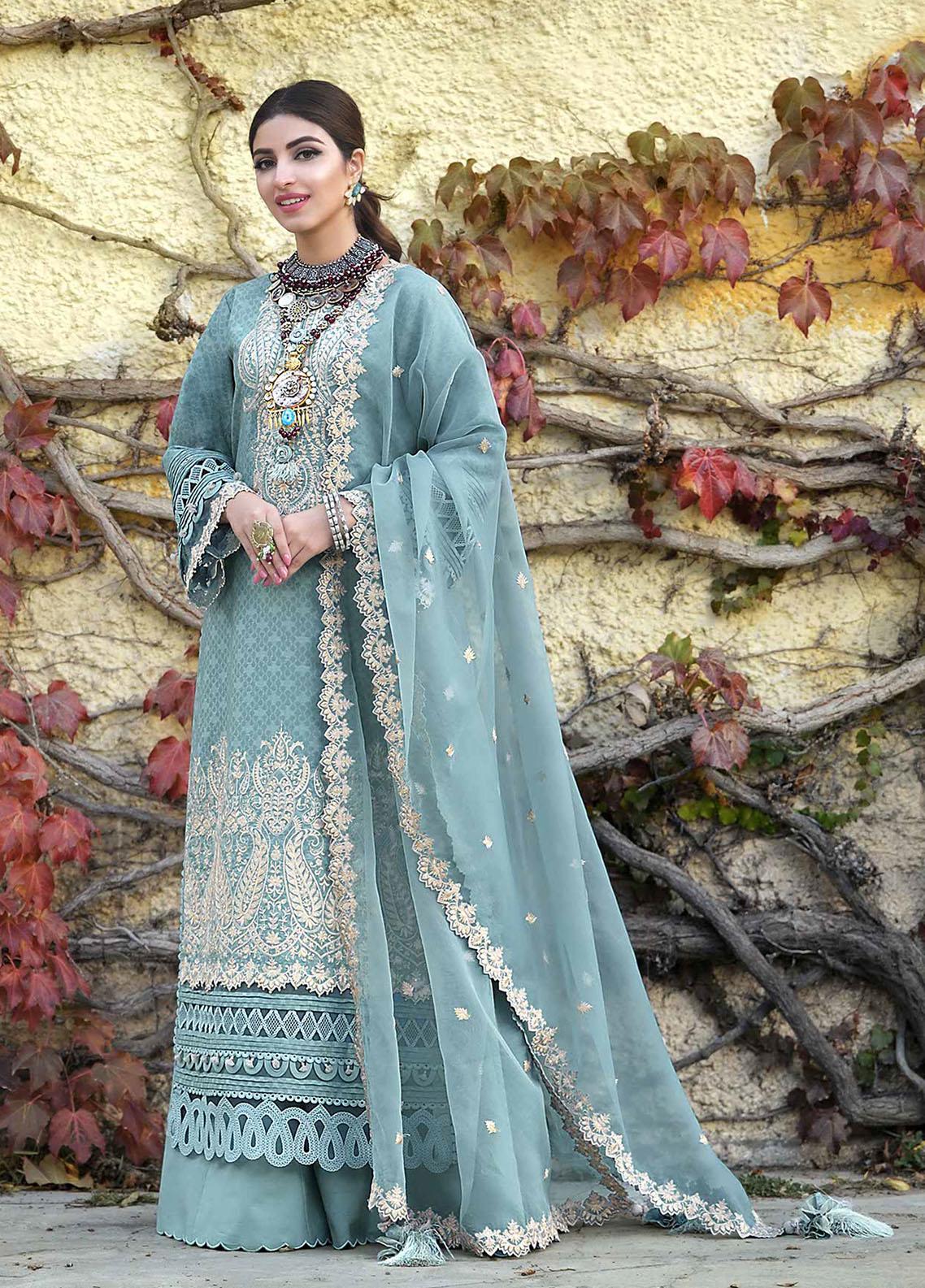 Shehr-e-Yaar By Asim Jofa Embroidered Jacquard Suit Unstitched 3 Piece 21 AJSL22 - Luxury Collection