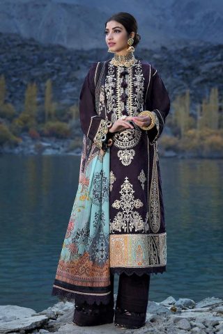 Shehr-e-Yaar By Asim Jofa Embroidered Jacquard Suit Unstitched 3 Piece 22 AJSL22 - Luxury Collection