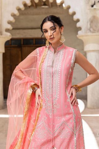 Sobia Nazir Vital Embroidered Lawn Suit Unstitched 3 Piece 3A SNVL22 - Summer Collection