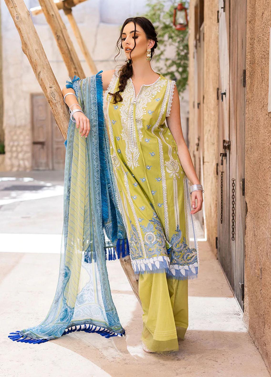 Sobia Nazir Vital Embroidered Lawn Suit Unstitched 3 Piece 5A SNVL22 – Summer Collection