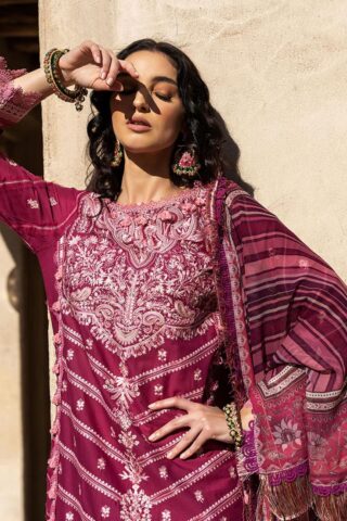 Sobia Nazir Vital Embroidered Lawn Suit Unstitched 3 Piece 9A SNVL22 - Summer Collection
