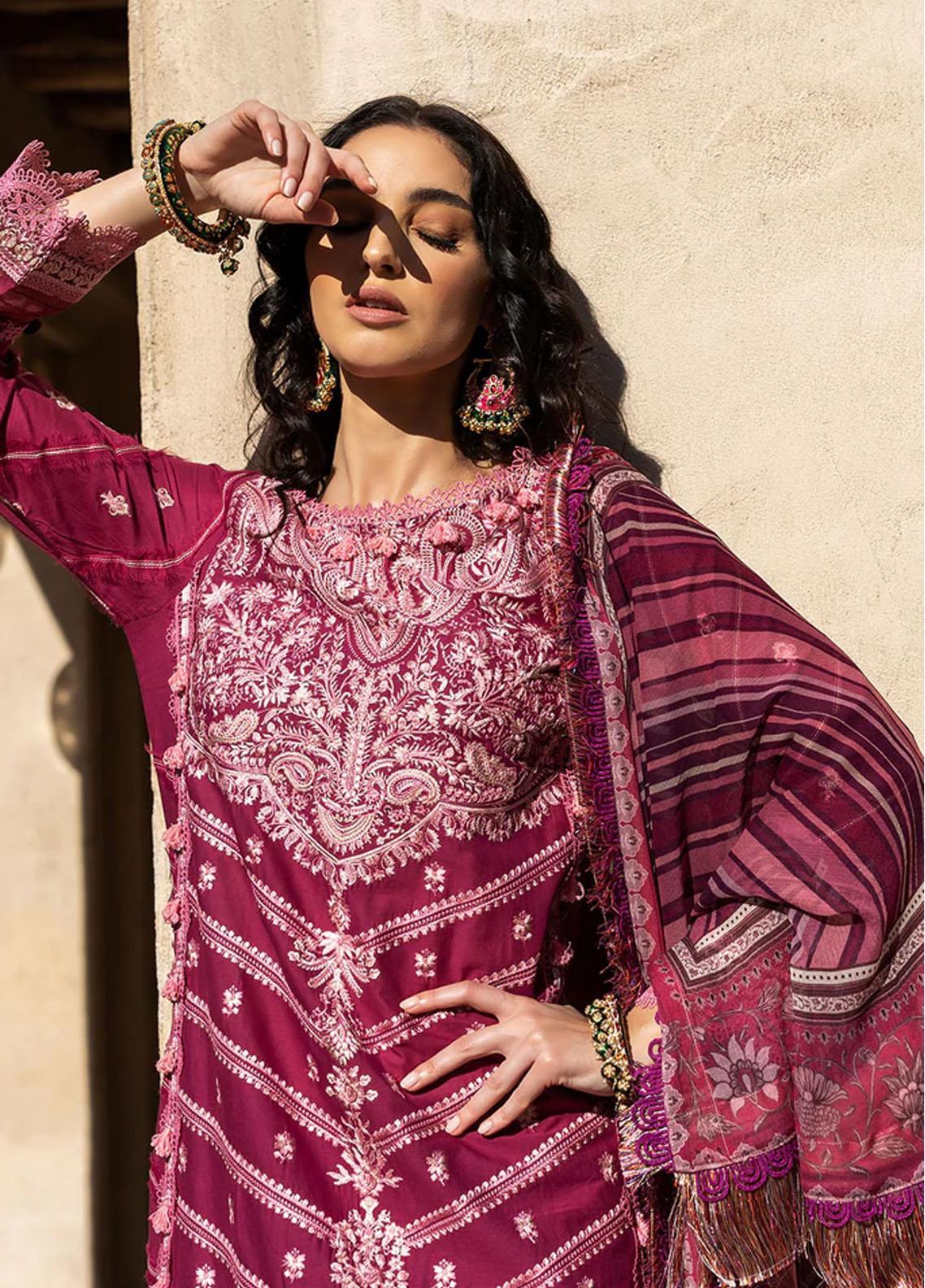 Sobia Nazir Vital Embroidered Lawn Suit Unstitched 3 Piece 9A SNVL22 – Summer Collection