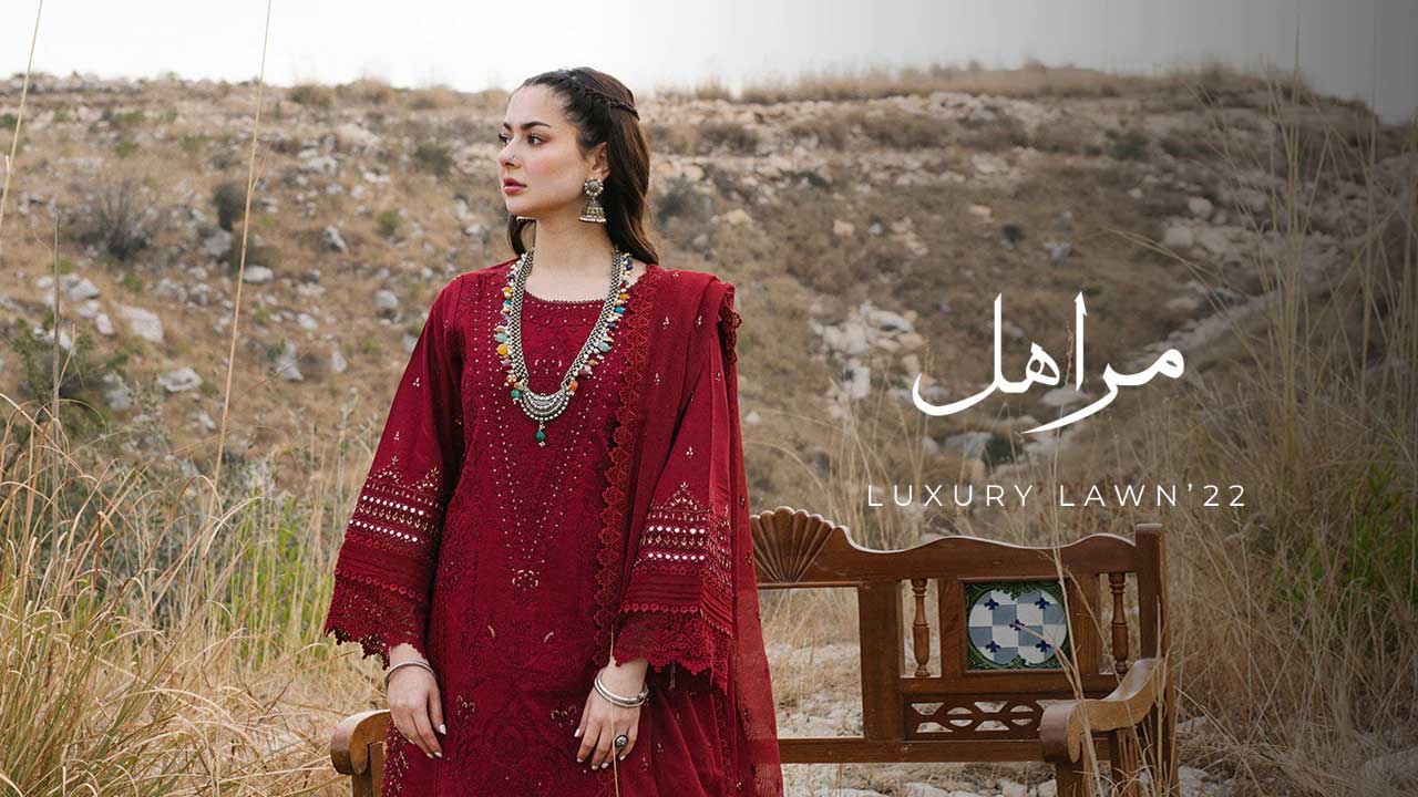 Marahi by qalamkar luxury lawn 2022 blog banner