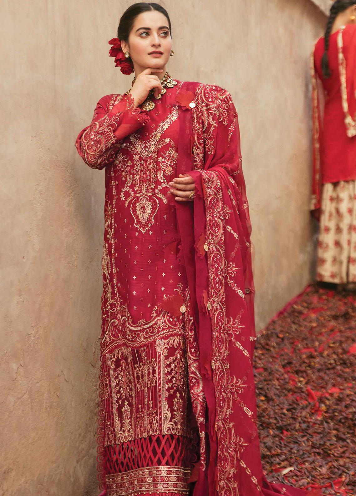 Shabnami By Afrozeh Embroidered Lawn Suit Unstitched 3 Piece 02 Arezou AFSL22 – Summer Collection
