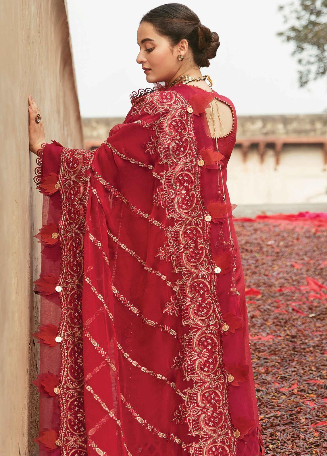 Saira Rizwan Unstitched Embroidered Luxury Lawn 3 Piece Suit SR26ULL SRL26-04 AREZOU - Festive Collection main image 0