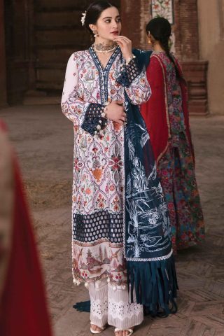 Shabnami By Afrozeh Embroidered Lawn Suit Unstitched 3 Piece 10 Shahbano AFSL22 - Summer Collection