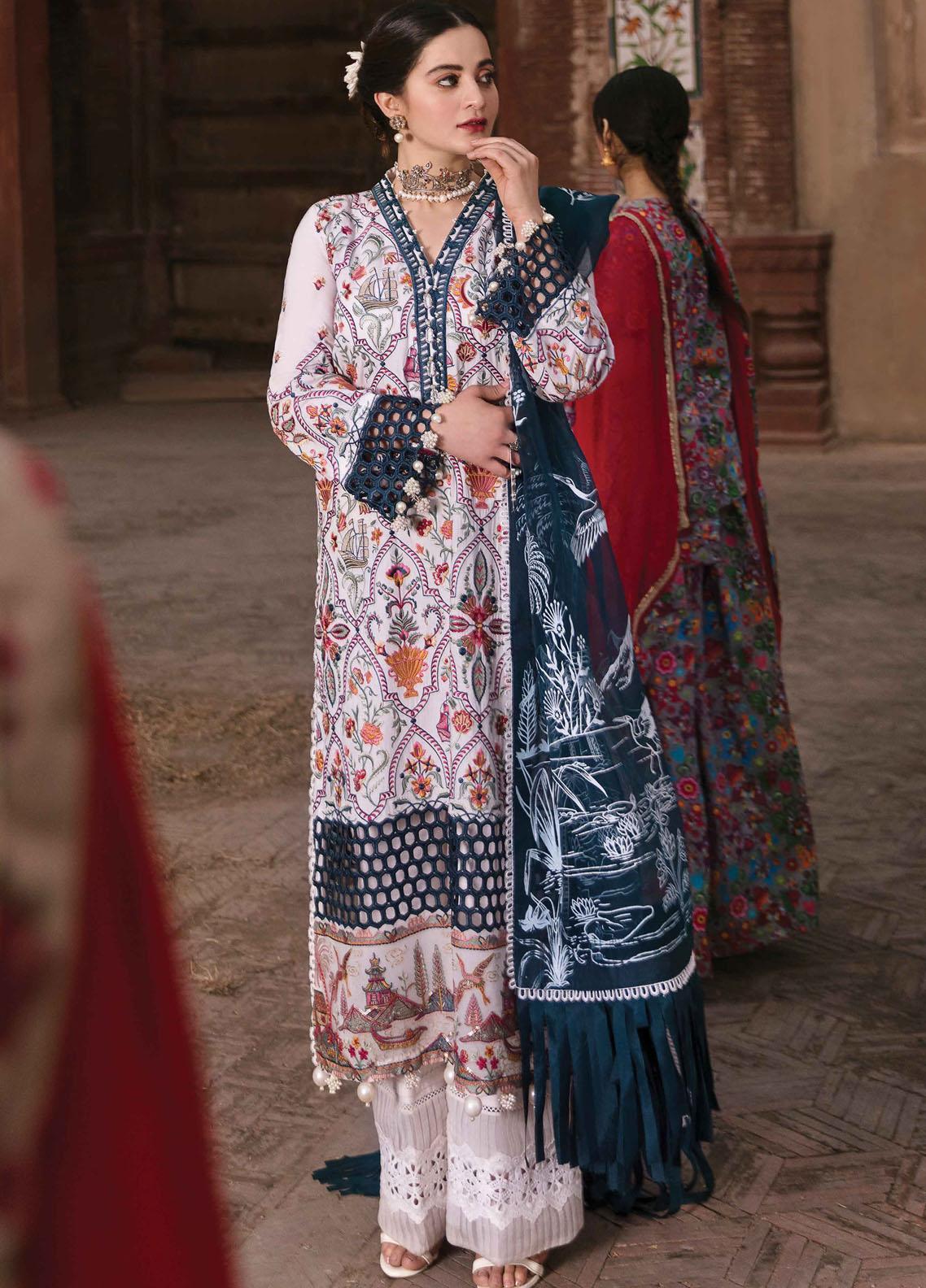 Shabnami By Afrozeh Embroidered Lawn Suit Unstitched 3 Piece 10 Shahbano AFSL22 - Summer Collection