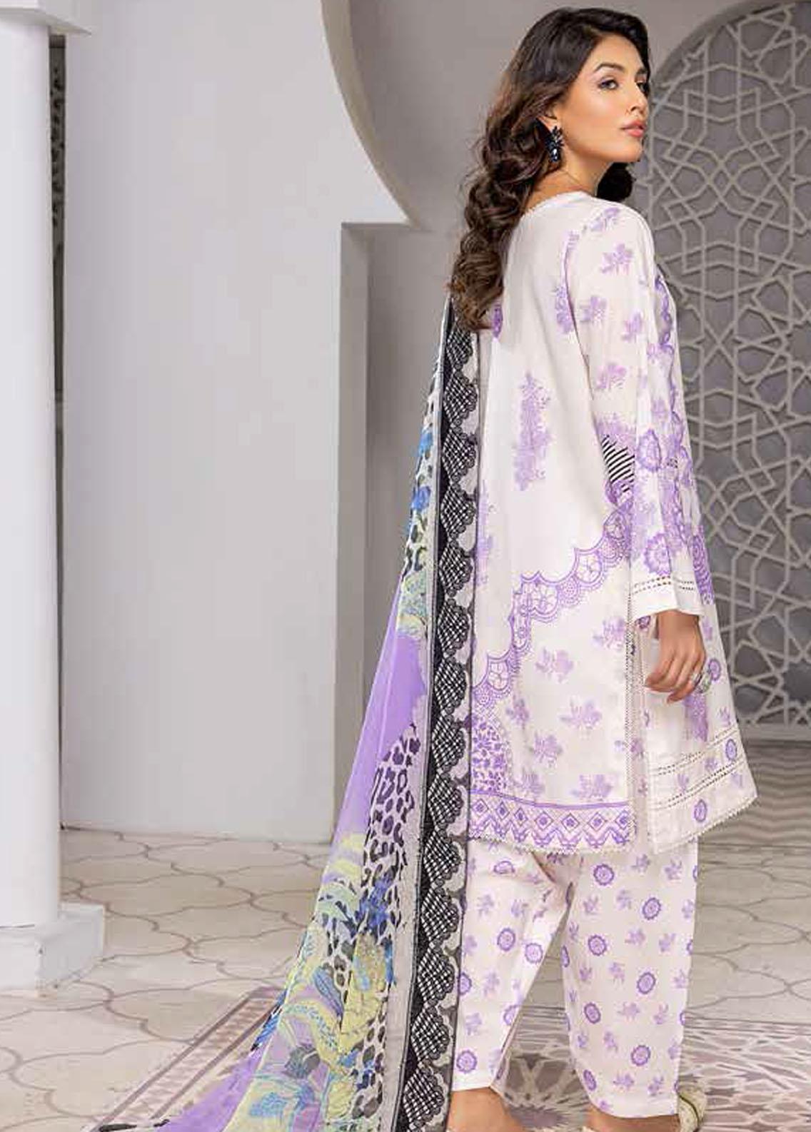 Print Melody By Charizma Embroidered Lawn Suit Unstitched 3 Piece CRZ22-PMV6 PEC-54 – Summer Collection