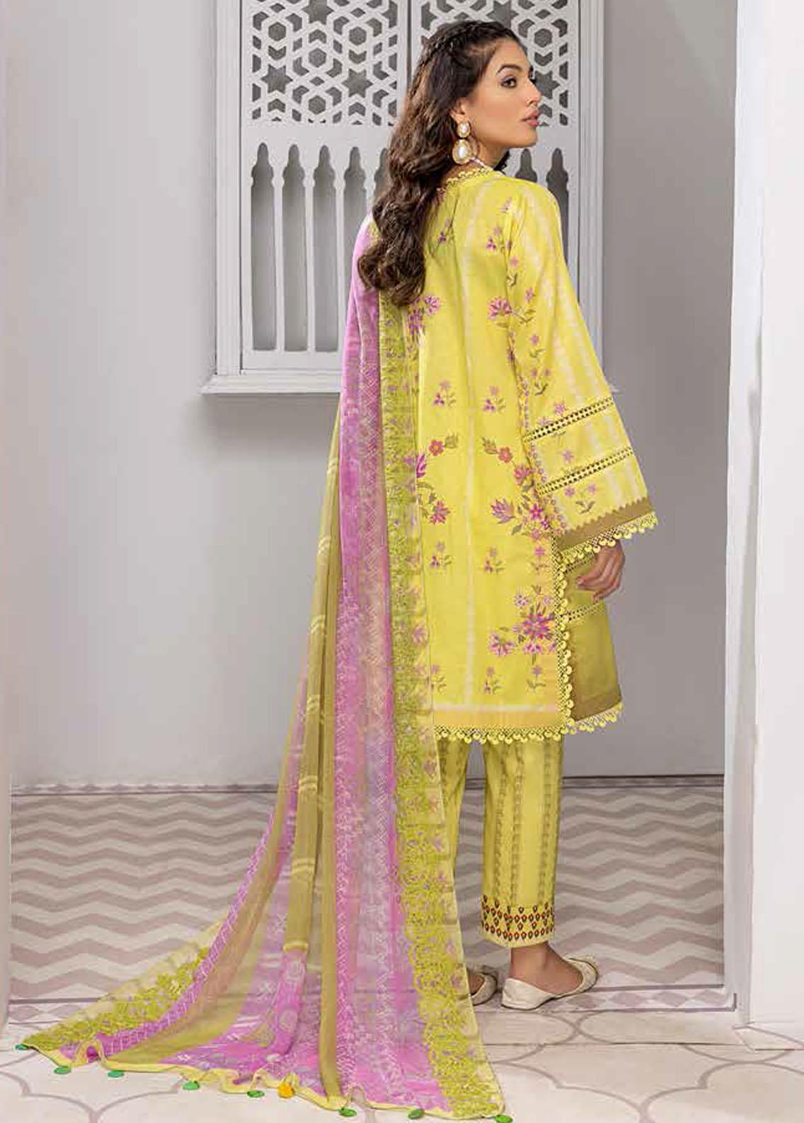 Print Melody By Charizma Embroidered Lawn Suit Unstitched 3 Piece CRZ22-PMV6 PEC-60 - Summer Collection
