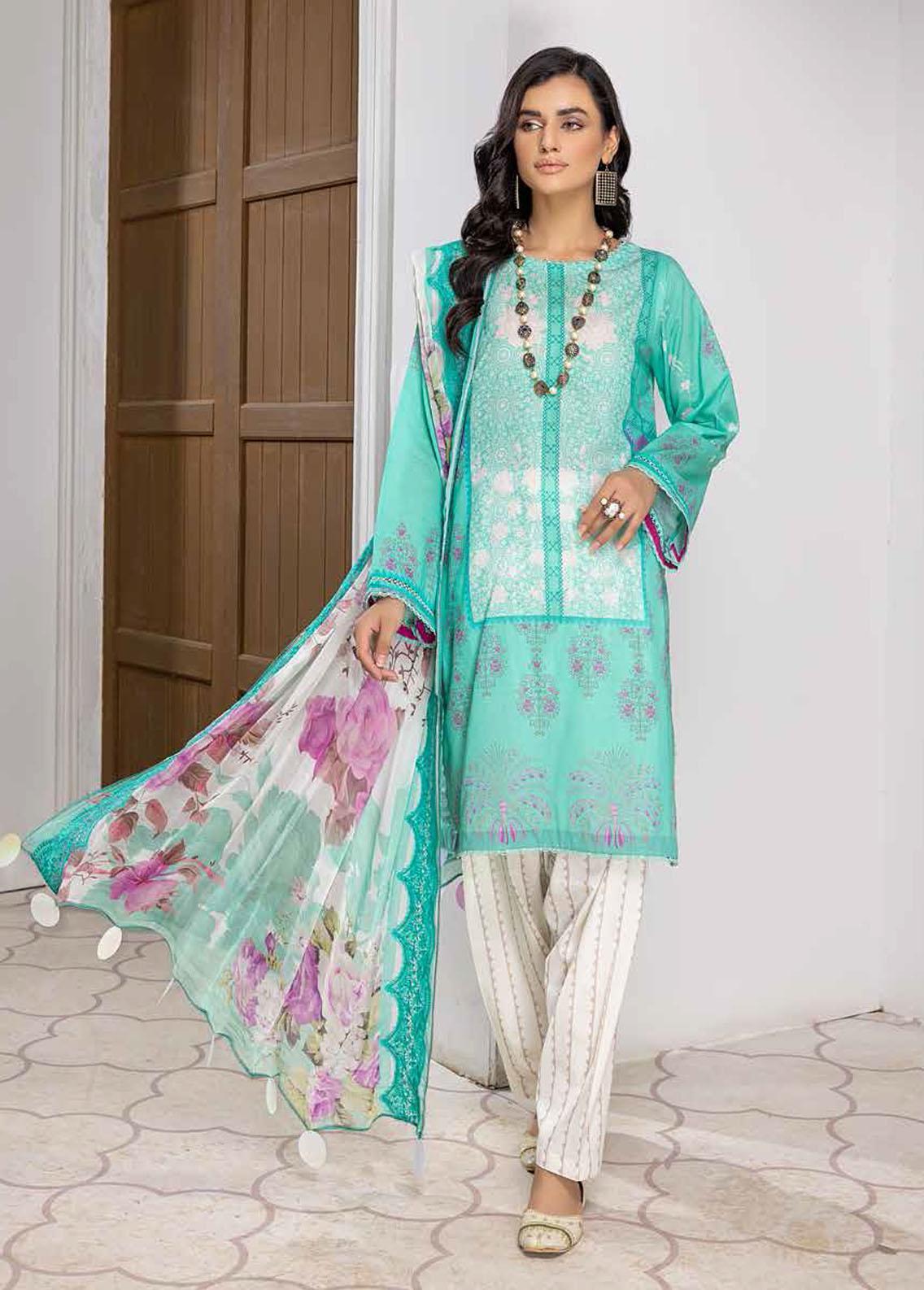 Print Melody By Charizma Embroidered Lawn Suit Unstitched 3 Piece CRZ22-PMV6 PEC-61 – Summer Collection