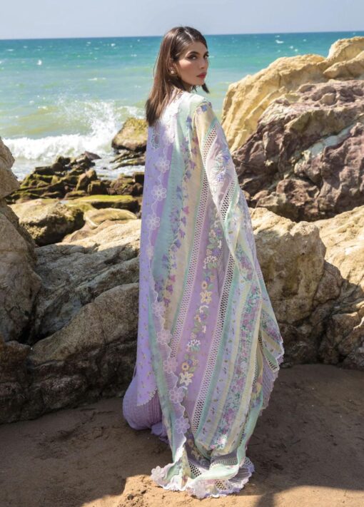 Crimson Embroidered Lawn Suit Unstitched 3 Piece CL23 D2B - Luxury Collection